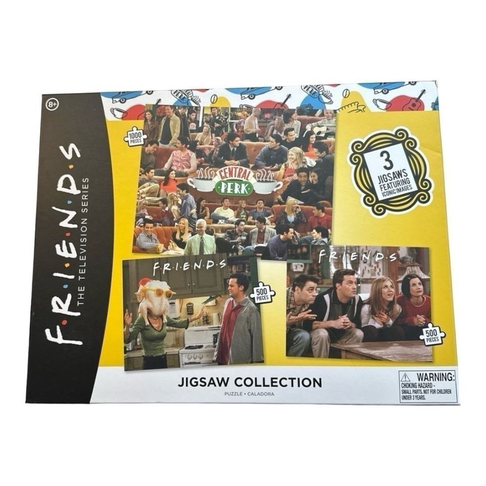 Friends TV Series Jigsaw Puzzle Collection 3 Pack Iconic Images 1000 500 PC